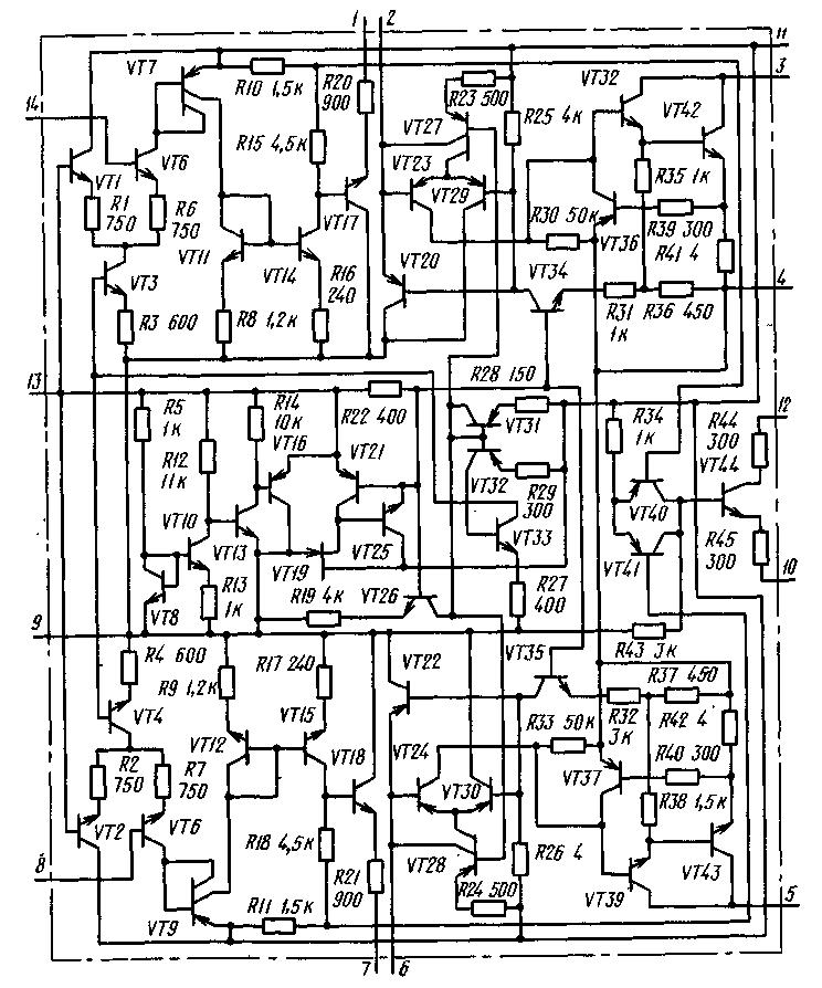 К157хп1 схема включения