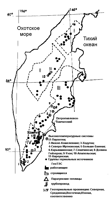 Геотермальная долина карта