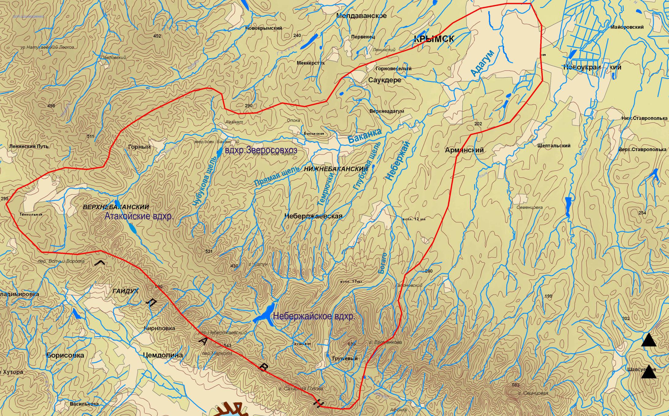 Карта реки 7. Бассейн реки Адагум. Река Адагум на карте. Крымский район карта реки Адагум. Водораздел Долина бассейн реки.