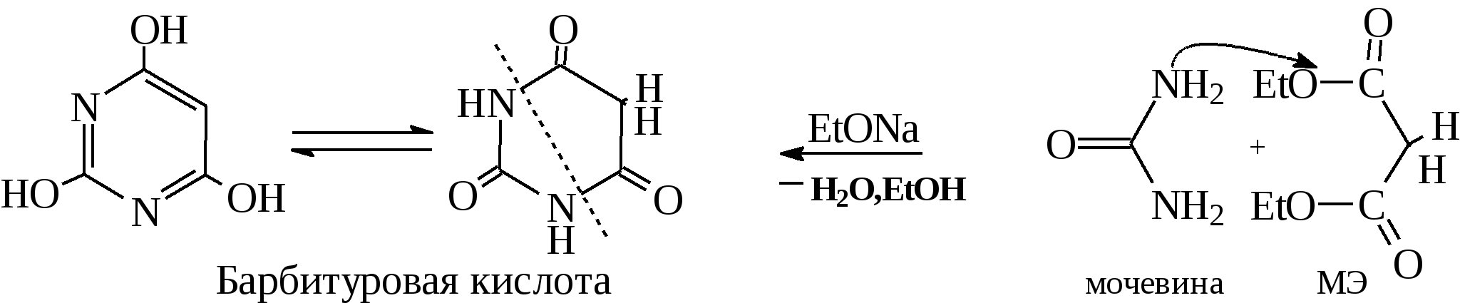 При гидролизе этилацетата образуются