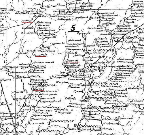 Старая карта ростовской области с хуторами