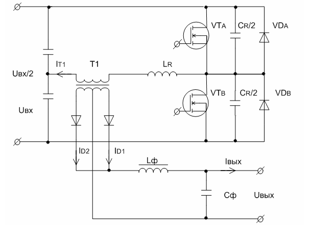 Прямоходовой блок питания схема