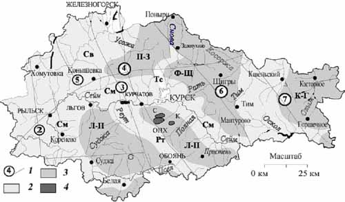 Карта почв курской области