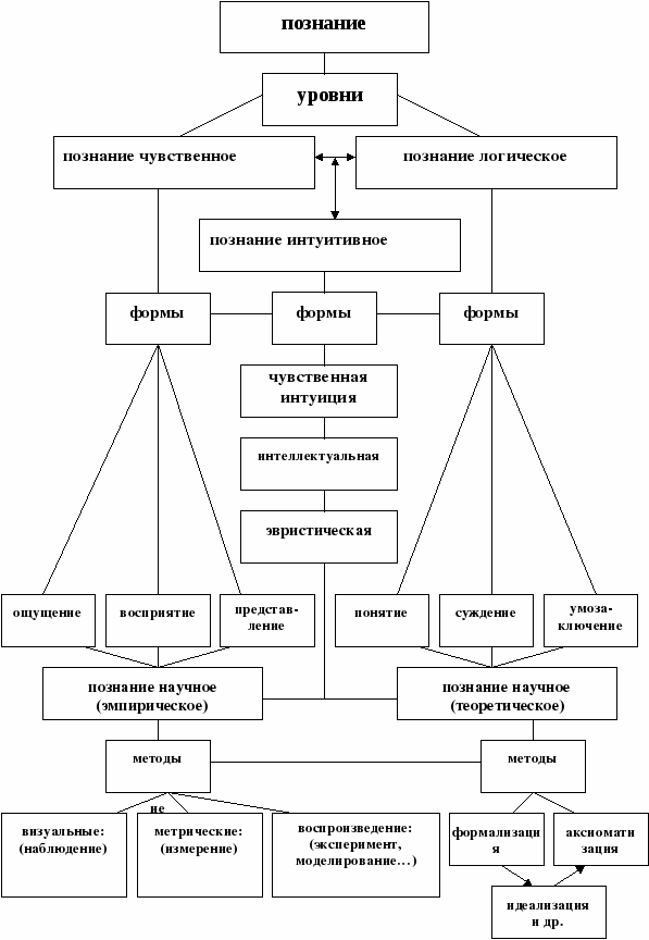 Что включает в себя основная гносеологическая схема анализа познания
